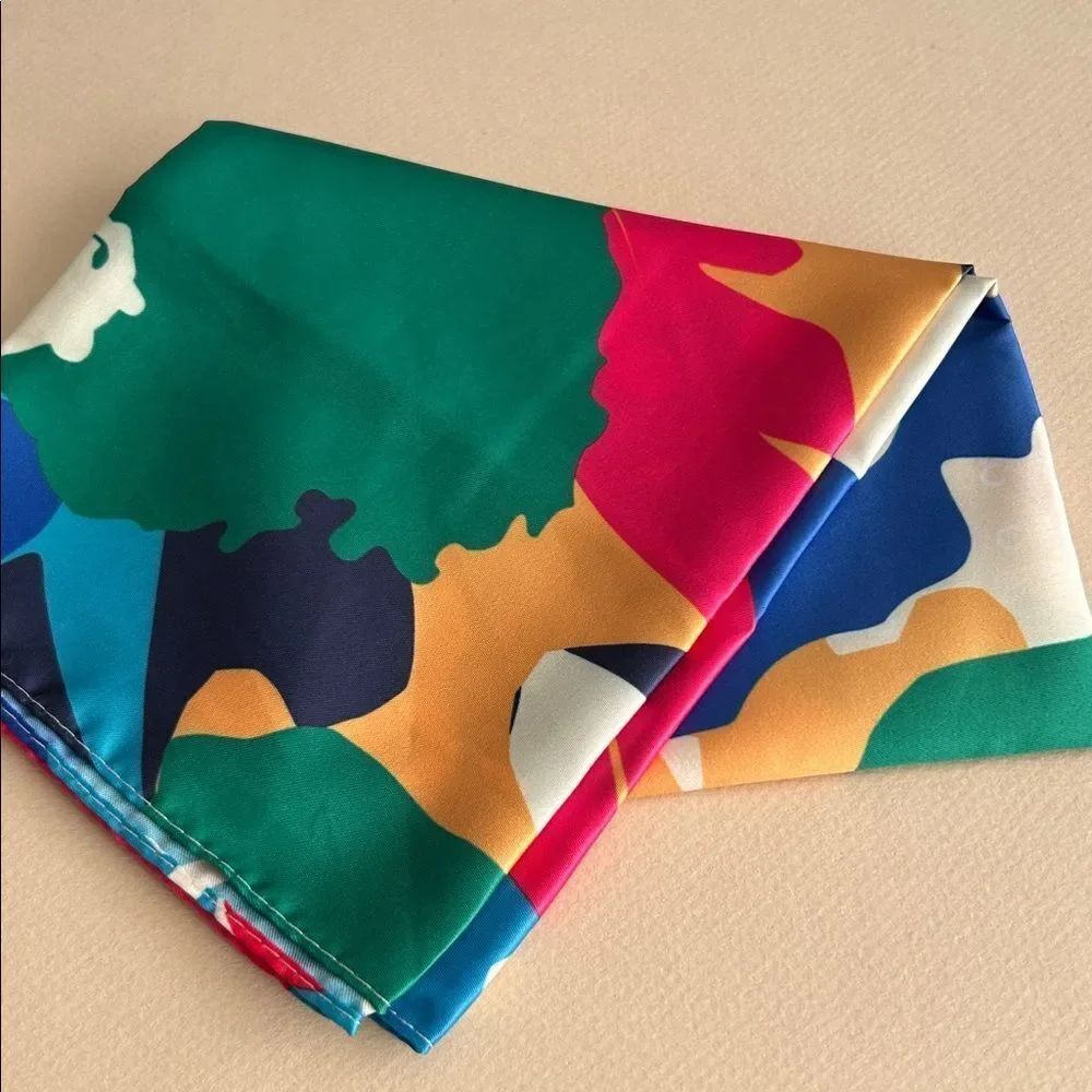 Colorful Abstract Scarf P49 - Picture 5 of 5